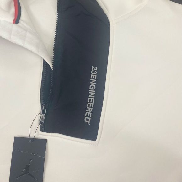 Jordan 23 Engineered Fleece Jumpman Mock 1/4 // BQ5737-100 / Medium // New - Picture 5 of 12